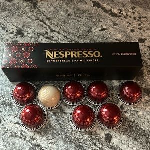 NWT Vertuo Gingerbread and 1 Coconut Coffee Pod